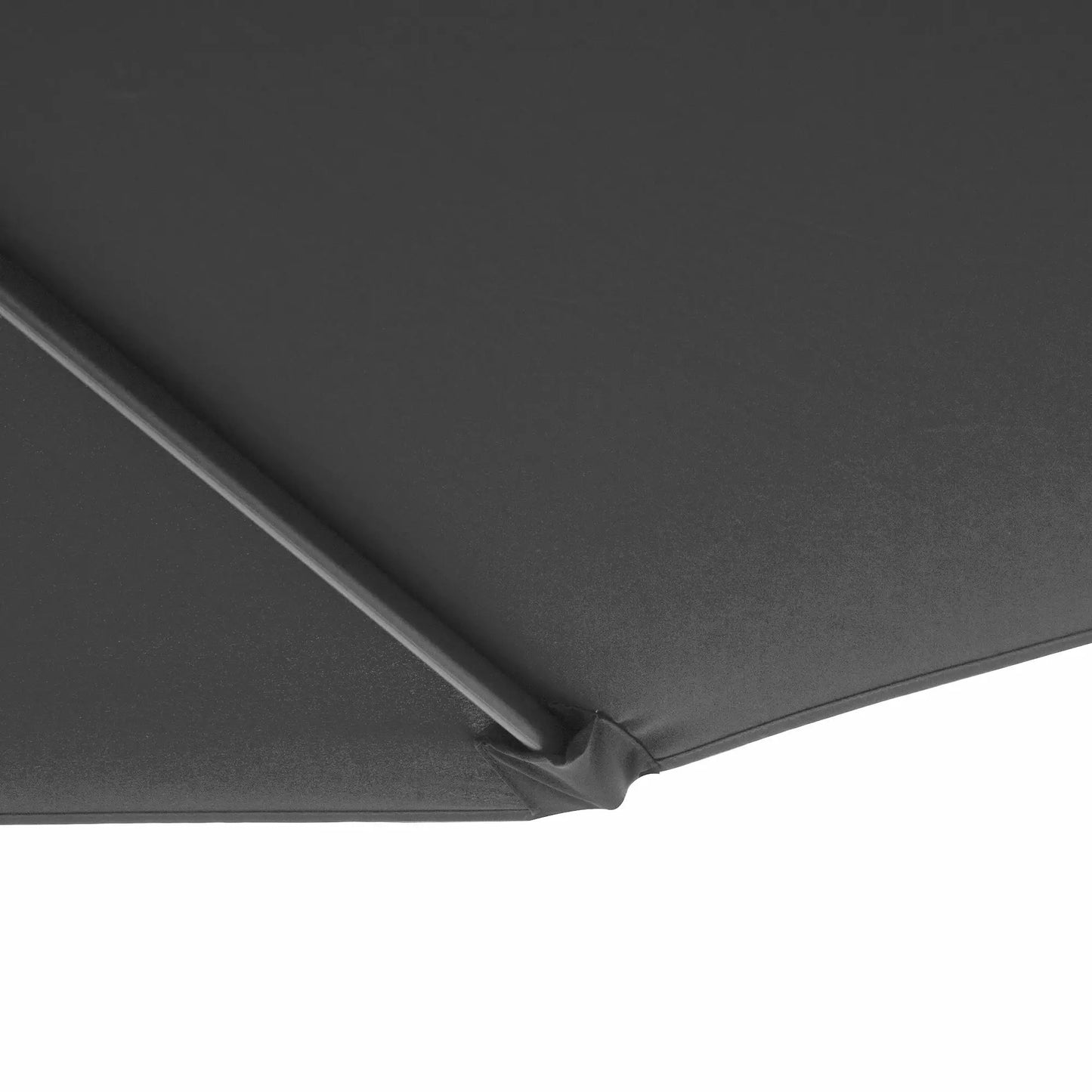 10' Grey Offset Patio Umbrella, Crank, Cross Base, Grey Offset Cantilever Umbrellas at Gallery Canada