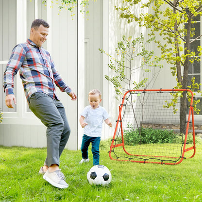 Volleyball Rebounder Net, Adjustable Soccer Rebounder, Baseball Training Aid, Red Football at Gallery Canada