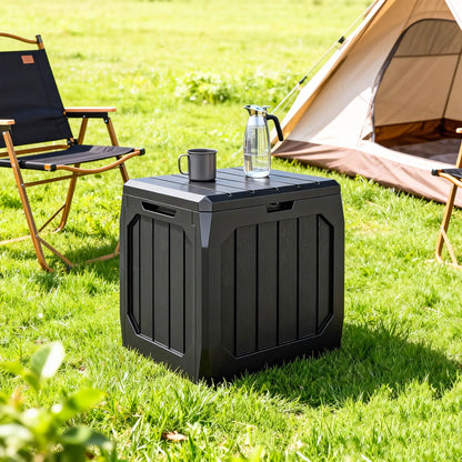 32 Gallon Deck Box, Resin Outdoor Storage, Waterproof UV Resistant Patio Storage Boxes at Gallery Canada