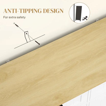 Hidden Garbage Bin Cabinet, Tilt Out Trash, 2 Drawers, White Bar Cabinets at Gallery Canada