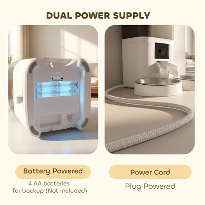 Automatic Cat Feeder, App Control, Smart Food Dispenser, 10s Voice Recorder, 6L Dog Bowls at Gallery Canada