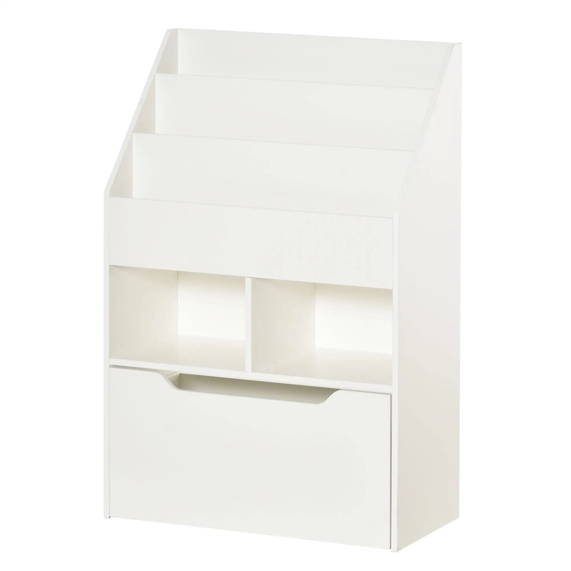 Kids Bookcase, Multi-Shelf Organizer with Drawer, White Baby & Kids Storage at Gallery Canada