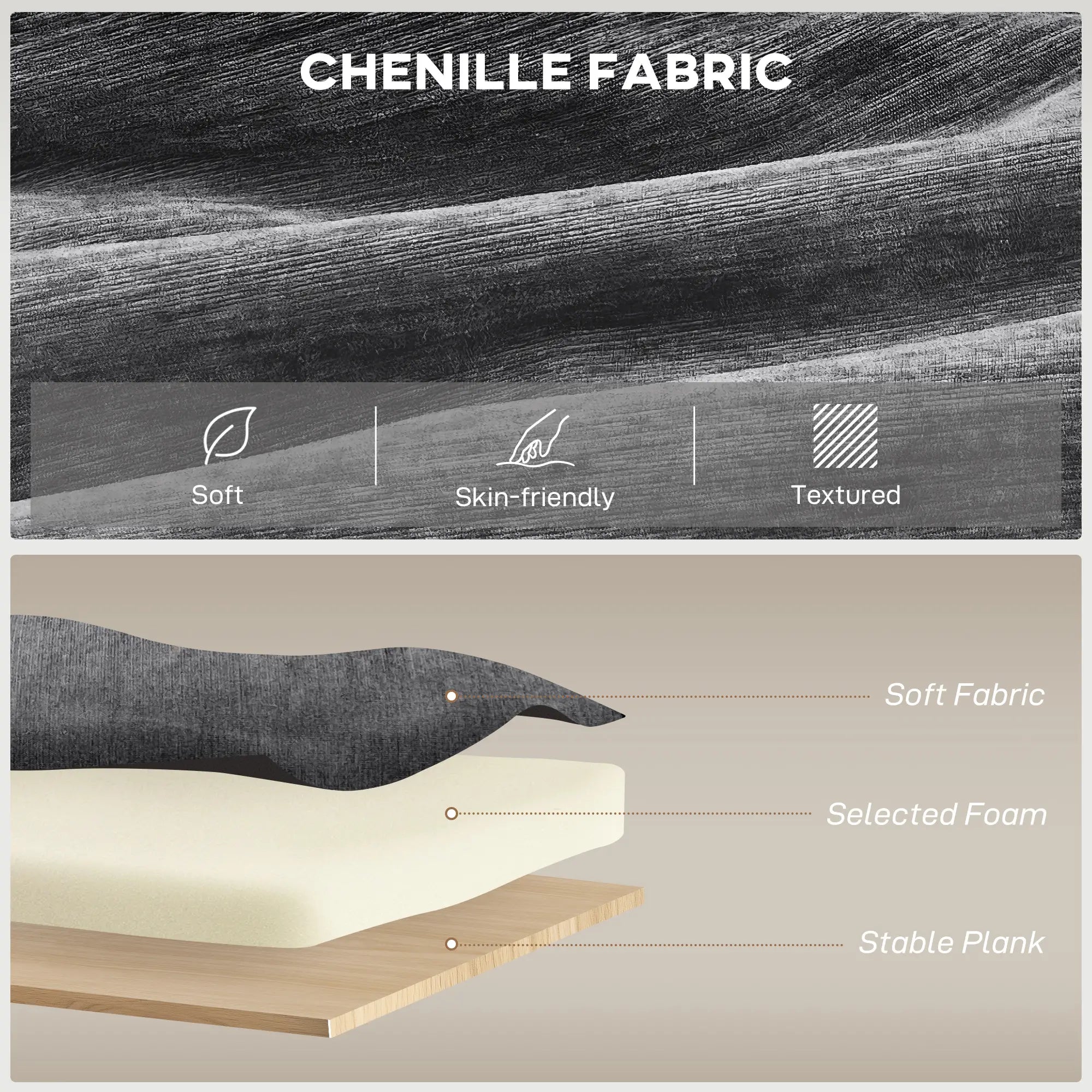 Fabric Recliner Chair, USB Ports, Swivel Rocking Footrest, Dark Grey Single Sofas at Gallery Canada