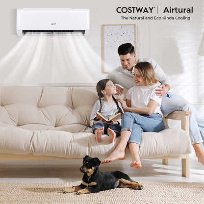 18000 BTU 21 SEER2 Ductless Mini Split Air Conditioner Heater, White Mini Split Air Conditioners at Gallery Canada
