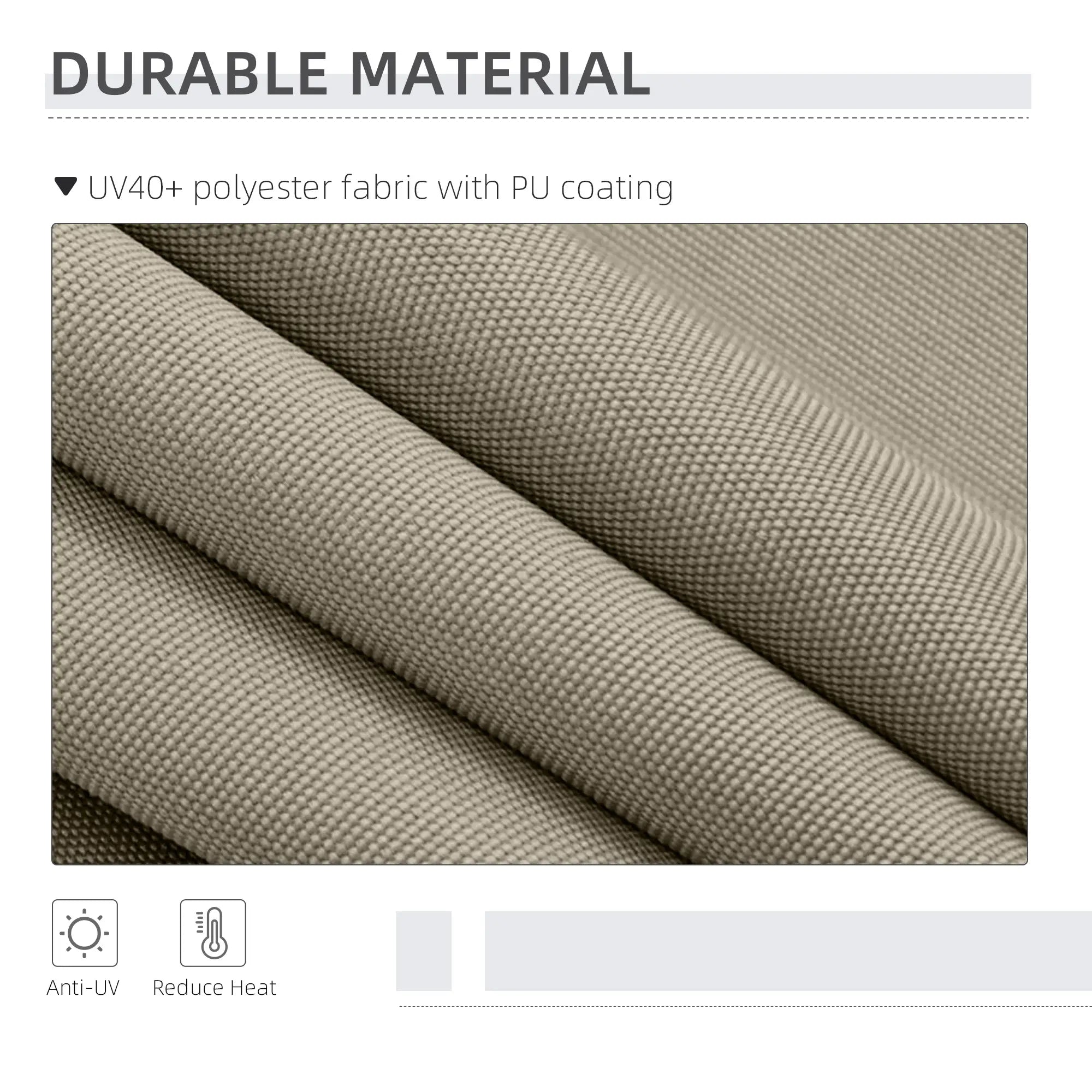 7' x 10' Retractable Patio Awning, Manual Outdoor Privacy Screen, Beige Retractable Side Awning at Gallery Canada
