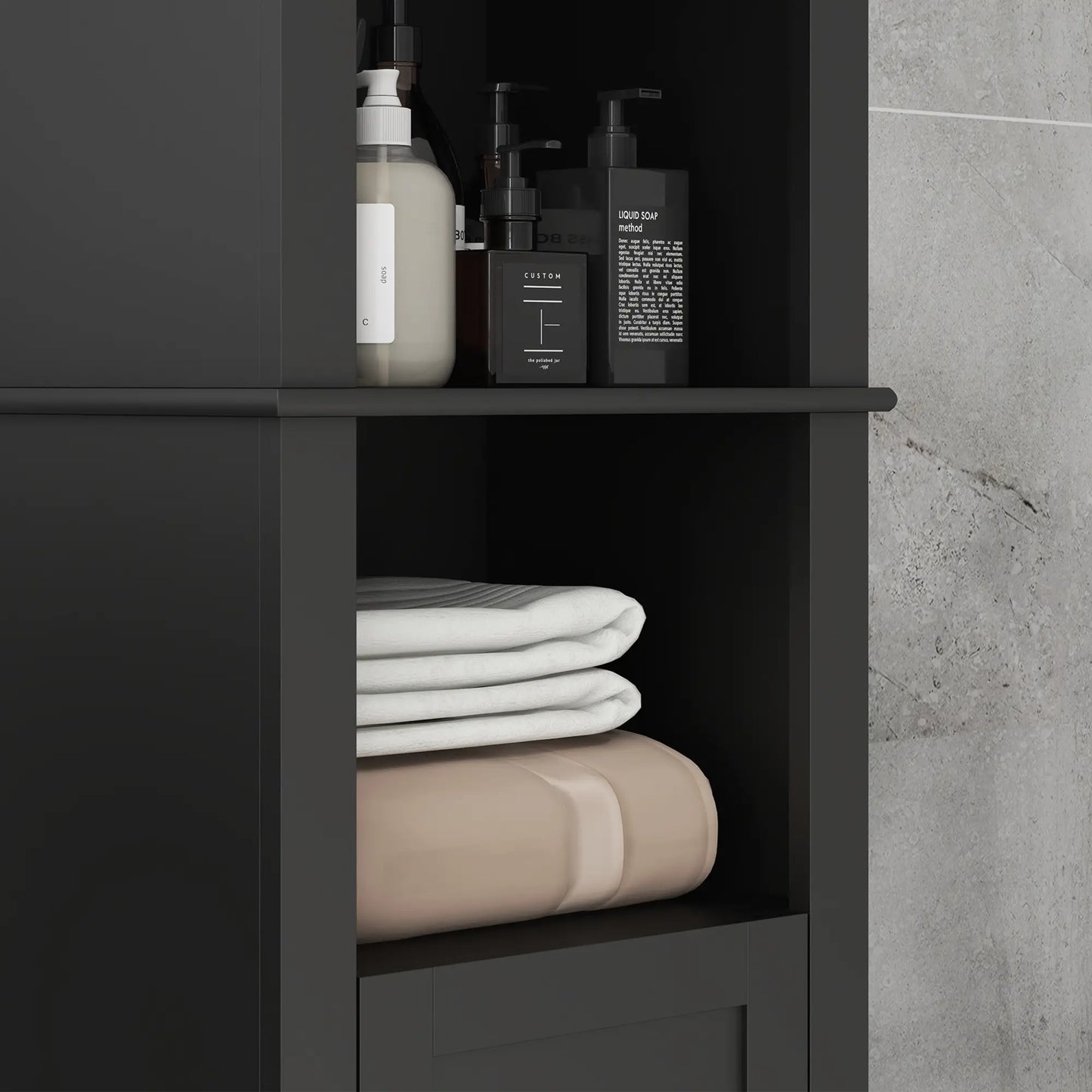 Tall Medicine Cabinet, Freestanding Bathroom Storage, Black Bathroom Cabinets at Gallery Canada