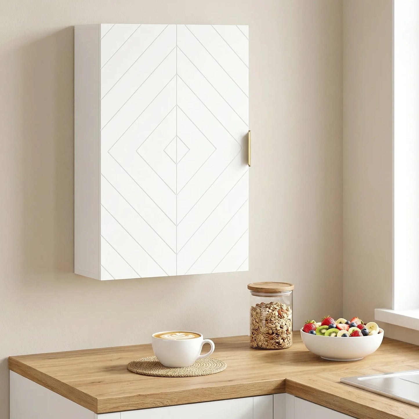 Modern Bathroom Medicine Cabinet, Adjustable Shelves, Single Door Bathroom Cabinets at Gallery Canada