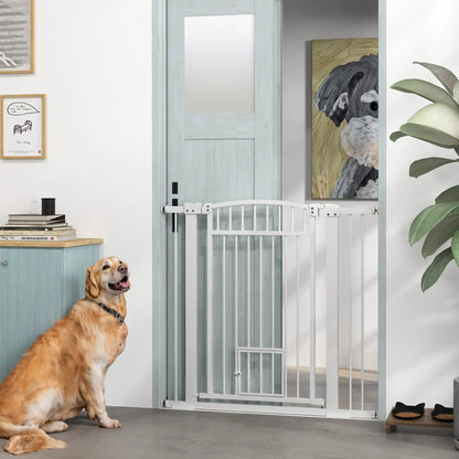 30-41 Inch Extra Wide Pet Gate, 37 Inch H, Small Door, Extension Kit Pet Gates at Gallery Canada