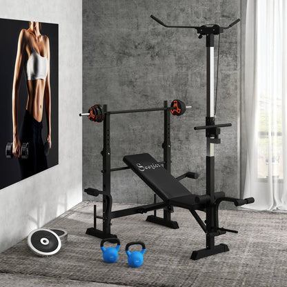 Adjustable Weight Bench with Pulley System for Home Gym Full Body Workout Weight Benches at Gallery Canada