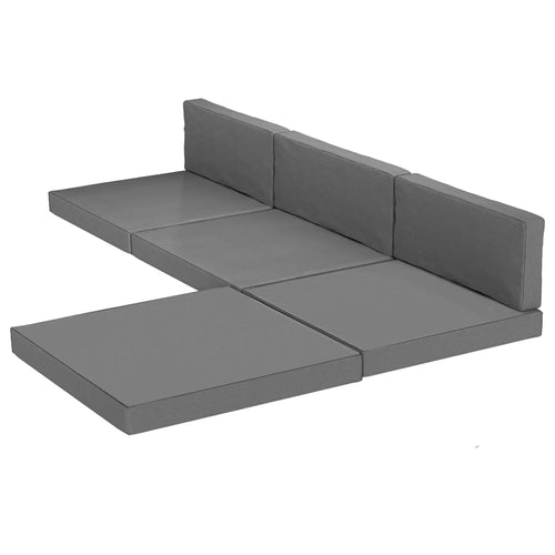 Water-Repellent Outdoor Loveseat Cushion, 23.6