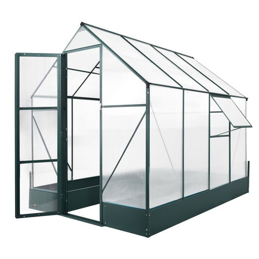 8.2' x 6.2' Greenhouse Aluminum Frame with Temperature Controlled Window at Gallery Canada