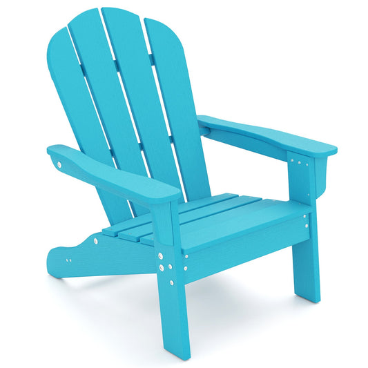 Kids Adirondack Chair, HDPE, All-Weather, Turquoise Kids Chairs & Seating Turquoise at Gallery Canada