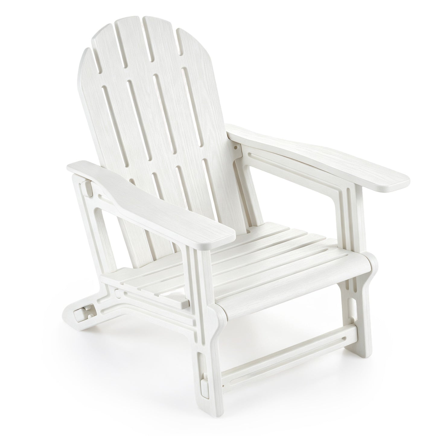 Outdoor Kids Patio Seating, Ergonomic Design, White