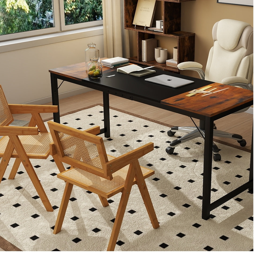 All-in-One Home Office Furniture Bundle – Ergonomic Chair Spacious Desk Multi-Drawer Cart Bookshelf & Accent Chairs Home Office at Gallery Canada