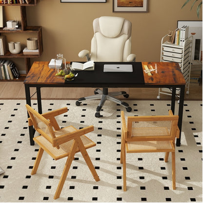 All-in-One Home Office Furniture Bundle – Ergonomic Chair Spacious Desk Multi-Drawer Cart Bookshelf & Accent Chairs Home Office at Gallery Canada