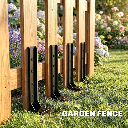 4 Pack 32" Steel Fence Post Repair Kit, Drill For Wooden Fences Garden Fences at Gallery Canada