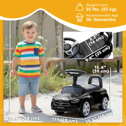 Mercedes-Benz C-Class Kids Ride On Car, 18-36 M, Black