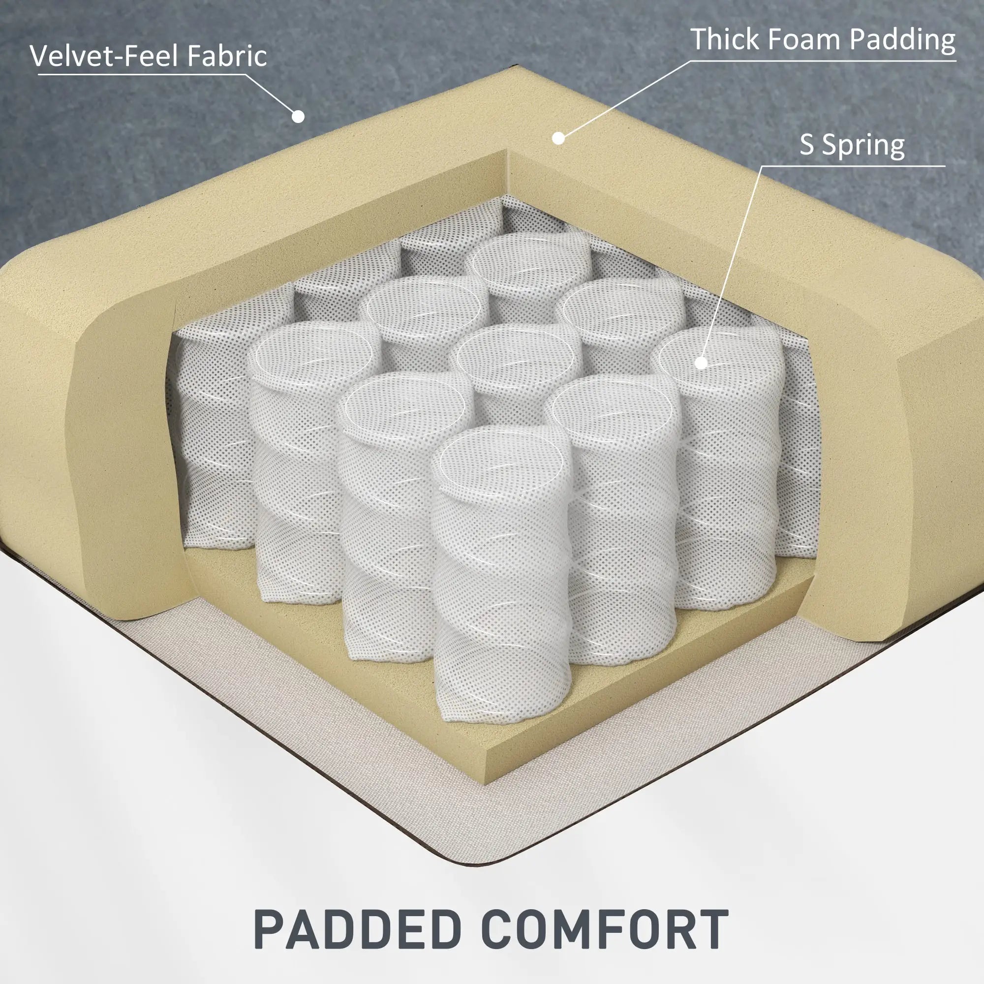 Manual Recliner Chair with Vibration Massage, Reclining Chair for Living Room with Side Pockets, Dark Grey Sofas & Reclining Chairs at Gallery Canada