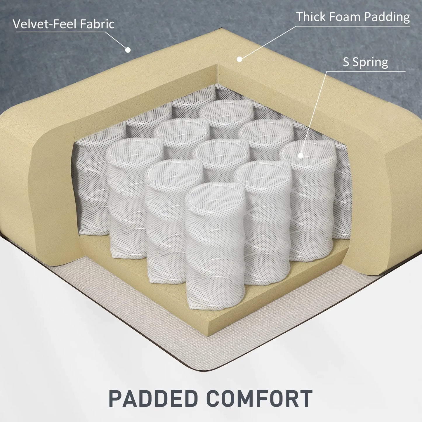 Manual Recliner Chair with Vibration Massage, Reclining Chair for Living Room with Side Pockets, Dark Grey Sofas & Reclining Chairs at Gallery Canada