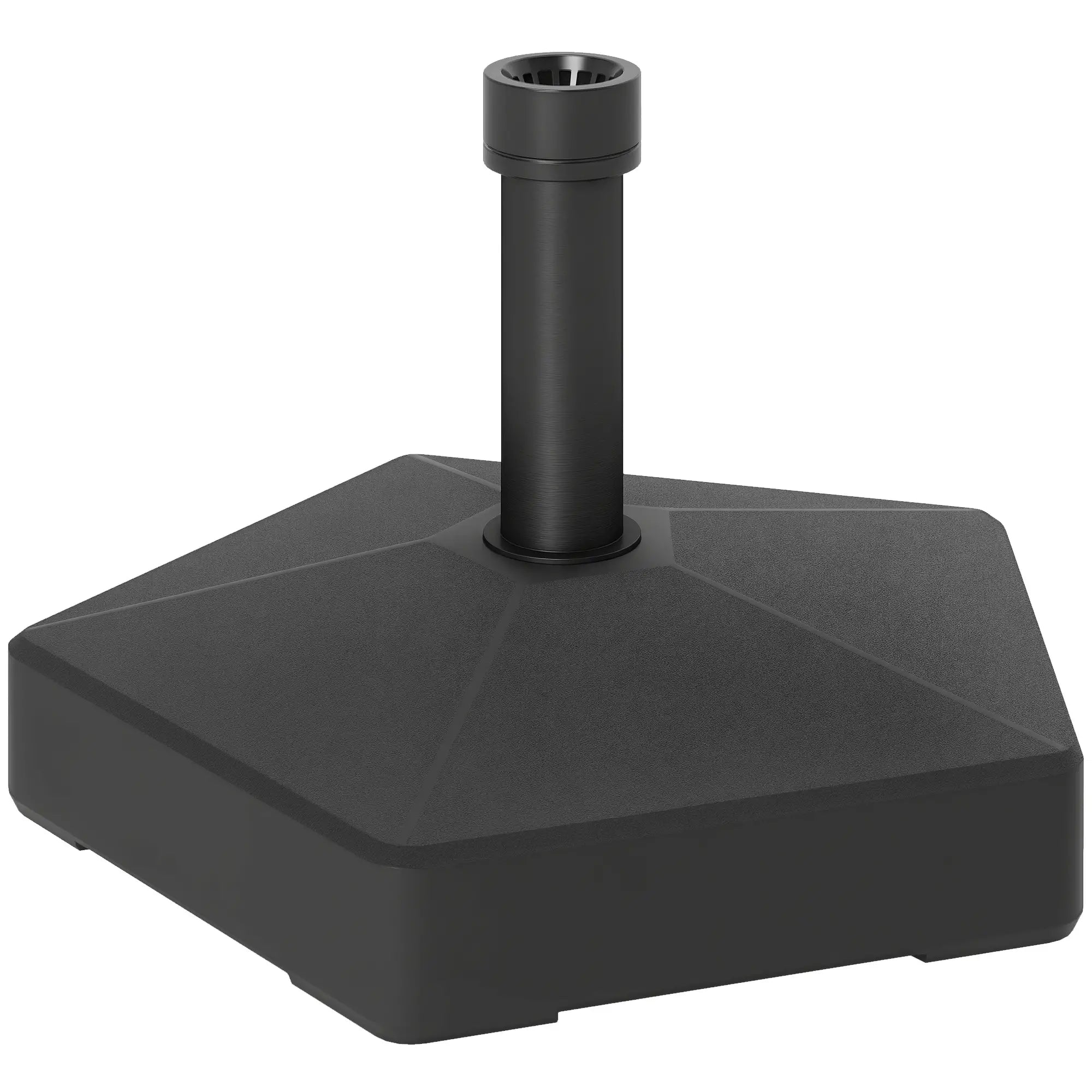 Heavy Duty Outdoor Umbrella Stand Base, Black Umbrella Bases at Gallery Canada