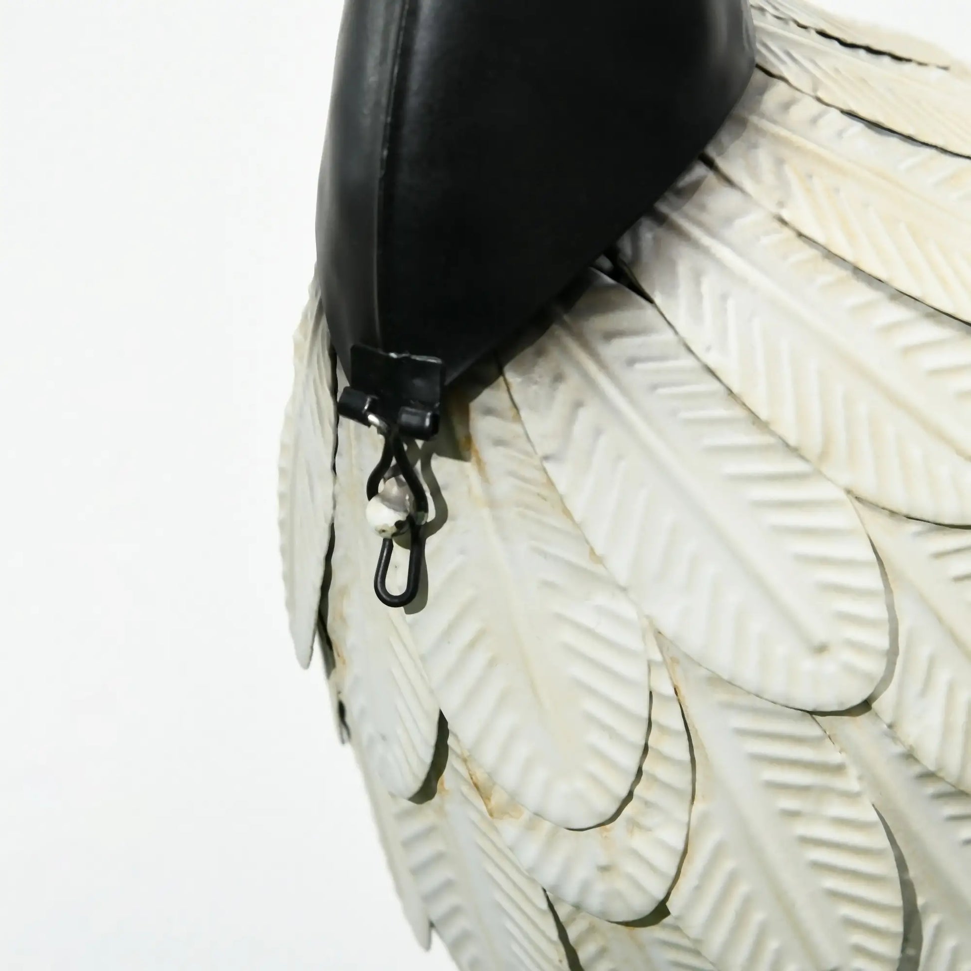 Garden Heron Statues Set of 2, 35.4"-40.6", White and Black Garden Decor at Gallery Canada