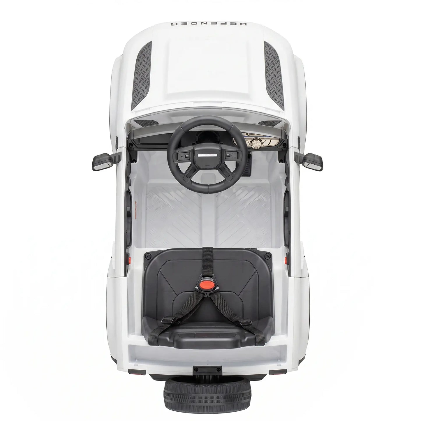 12V Licensed Land Rover Ride-On Car, Remote, White