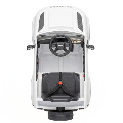 12V Licensed Land Rover Ride-On Car, Remote, White