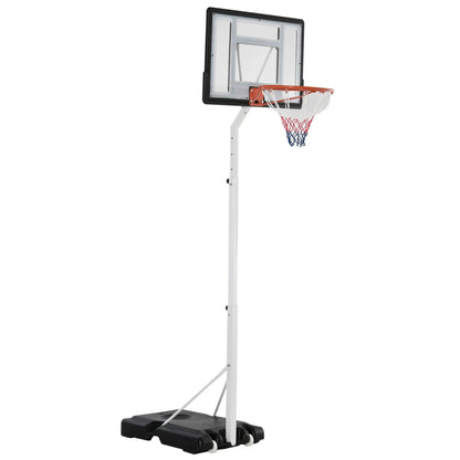 Portable Basketball Hoop, 7ft-8.5ft Adjustable with Wheels, 32.3" Backboard Basketball at Gallery Canada