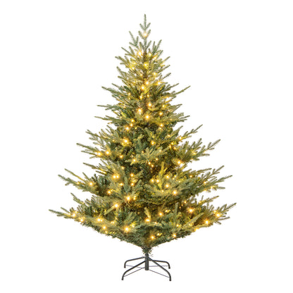 Artificial Christmas Tree with Branch Tips and Warm White LED Lights-6 Feet, Green Christmas Tree at Gallery Canada