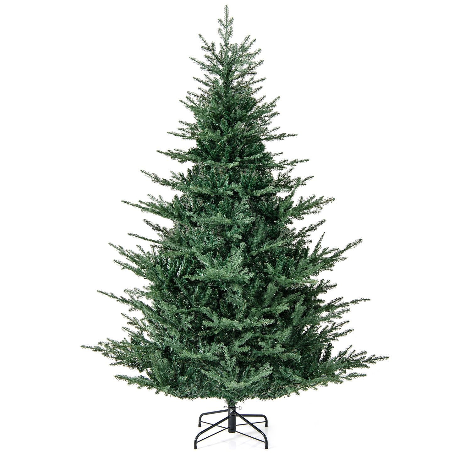 Artificial Christmas Tree with Branch Tips and Warm White LED Lights-7 Feet, Green Christmas Tree at Gallery Canada