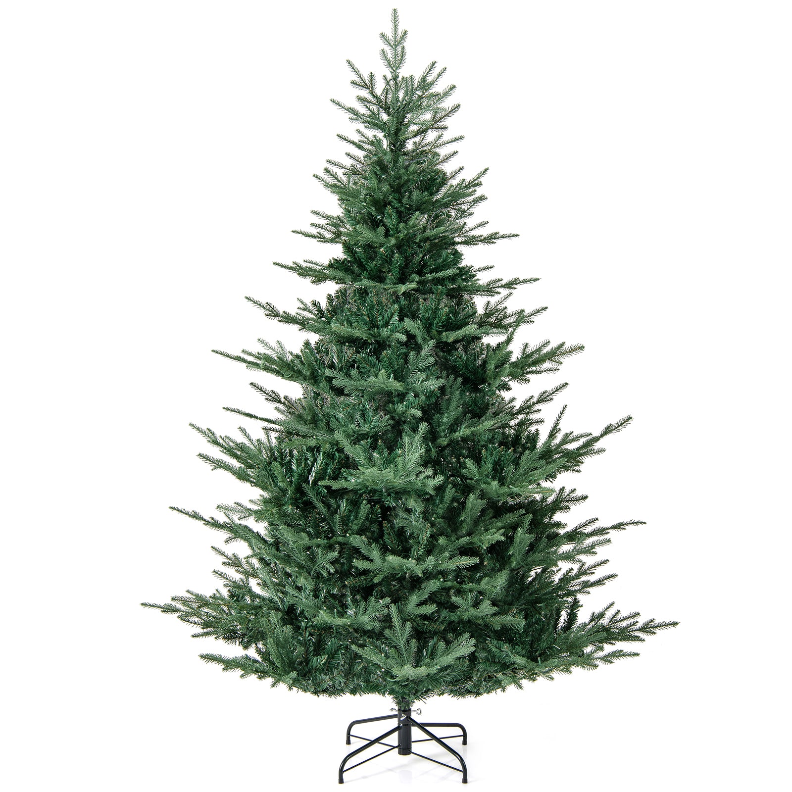 Artificial Christmas Tree with Branch Tips and Warm White LED Lights-7 Feet, Green Christmas Tree at Gallery Canada