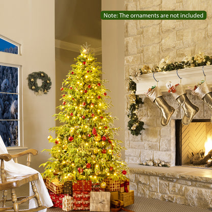Artificial Christmas Tree, LED Lights, PVC Mixed Branch Tips, 6, Green Christmas Tree at Gallery Canada