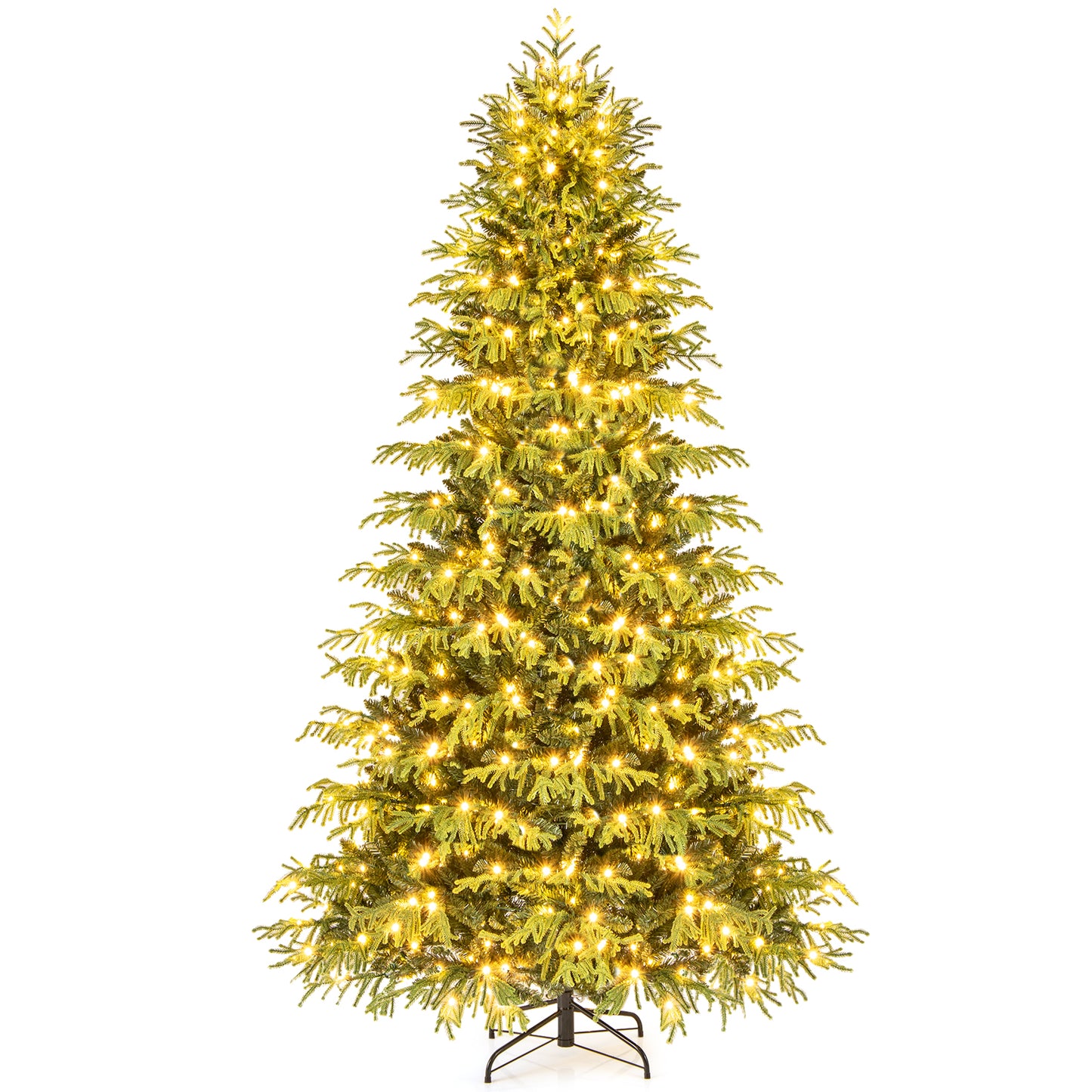 Artificial Christmas Tree With LED Lights, PVC Mixed Branch Tips, 8 Feet, Green Christmas Tree at Gallery Canada