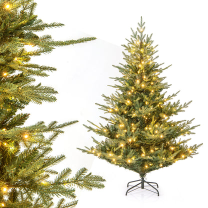 Artificial Christmas Tree, Warm White LED Lights, 6 Feet, Green Christmas Tree Green at Gallery Canada