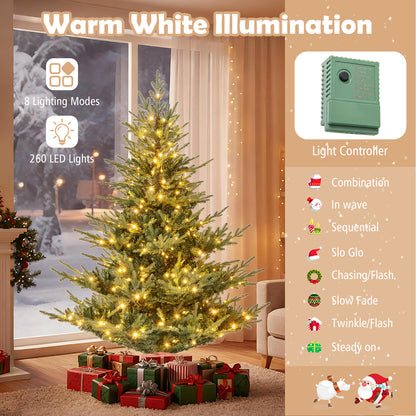 Artificial Christmas Tree, Warm White LED Lights, 6 Feet, Green Christmas Tree at Gallery Canada