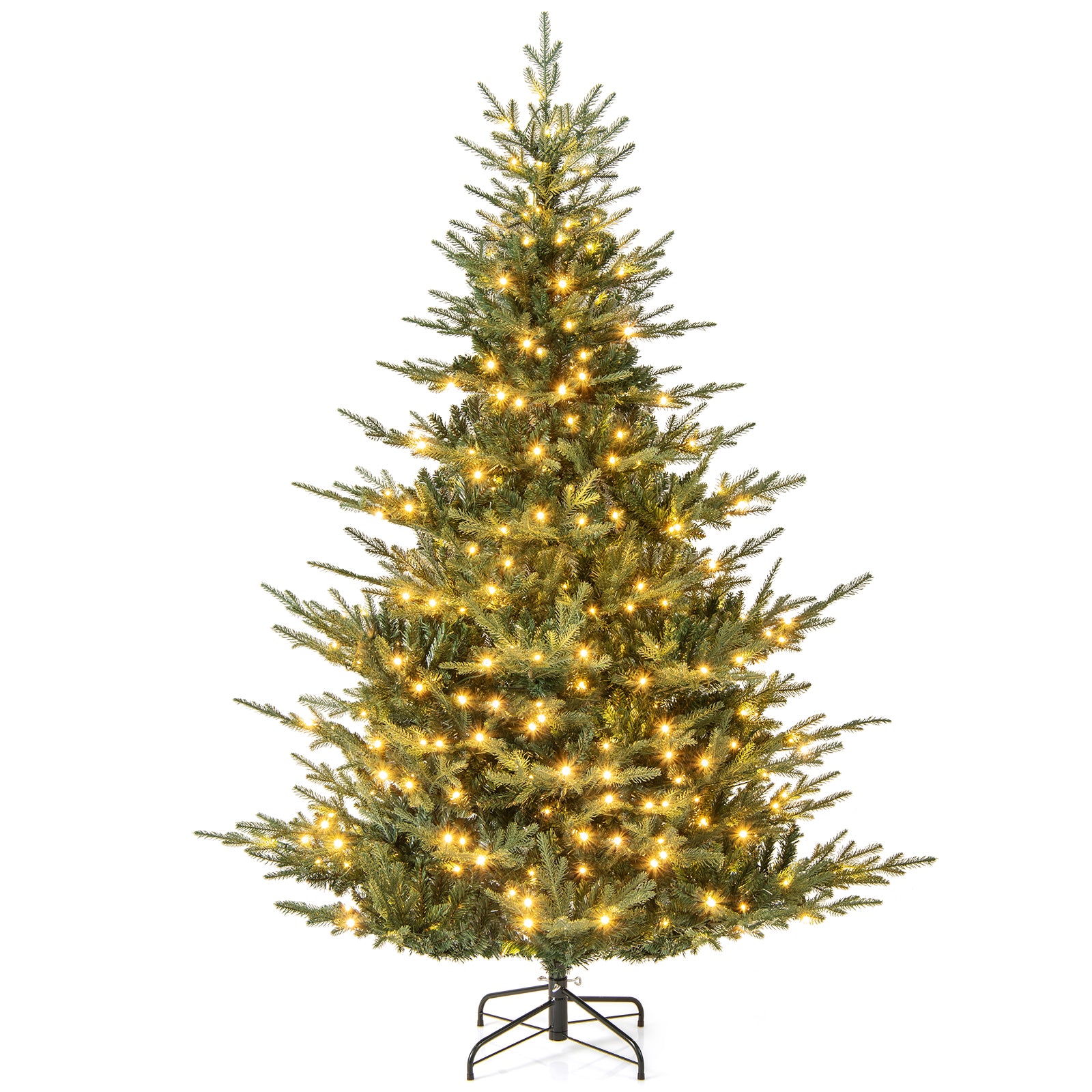 Artificial Christmas Tree, 7 Feet, Warm White LED Lights, Green Christmas Tree at Gallery Canada