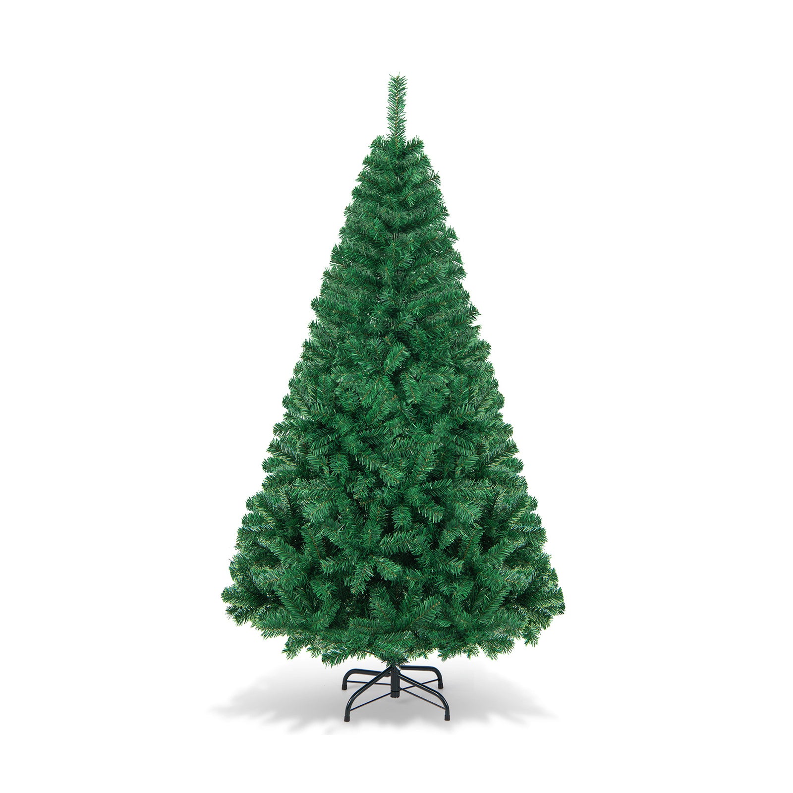 Artificial PVC Hinged Christmas Tree, 6 ft, Green Christmas Tree Green at Gallery Canada