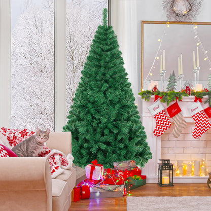 Artificial PVC Hinged Christmas Tree, 6 ft, Green Christmas Tree at Gallery Canada
