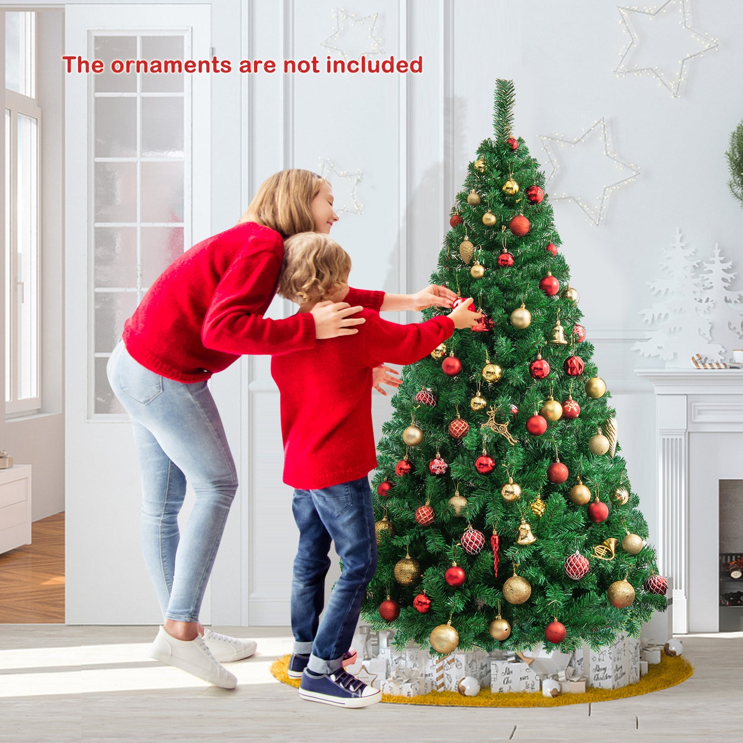 Artificial PVC Hinged Christmas Tree, 6 ft, Green Christmas Tree at Gallery Canada