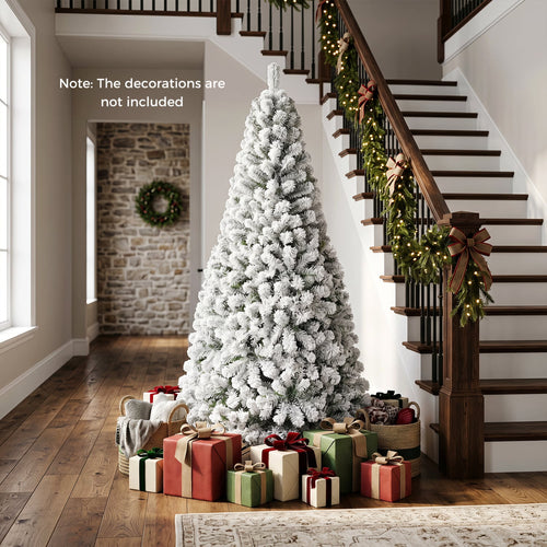 6ft Artificial Snow-Flocked Christmas Tree