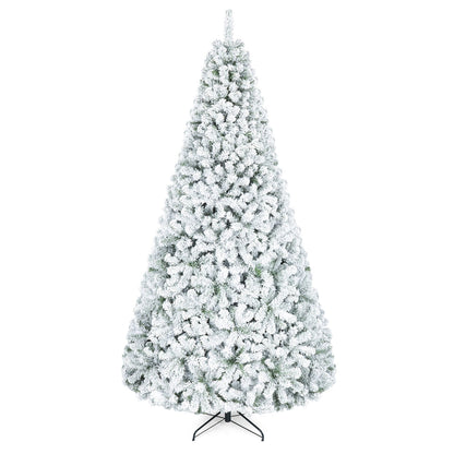 Artificial Snow-Flocked Christmas Tree