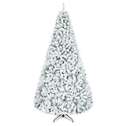 Artificial Snow-Flocked Christmas Tree
