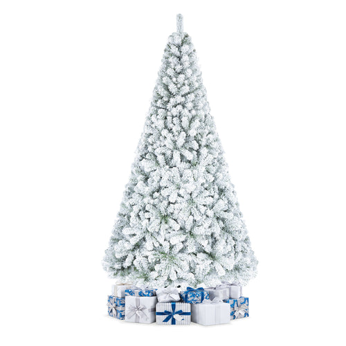 Snow-Flocked Christmas Tree with Branch Tips, M