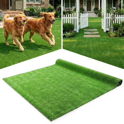 Artificial Turf Rug with Low 0.3 inch Pile Height-M