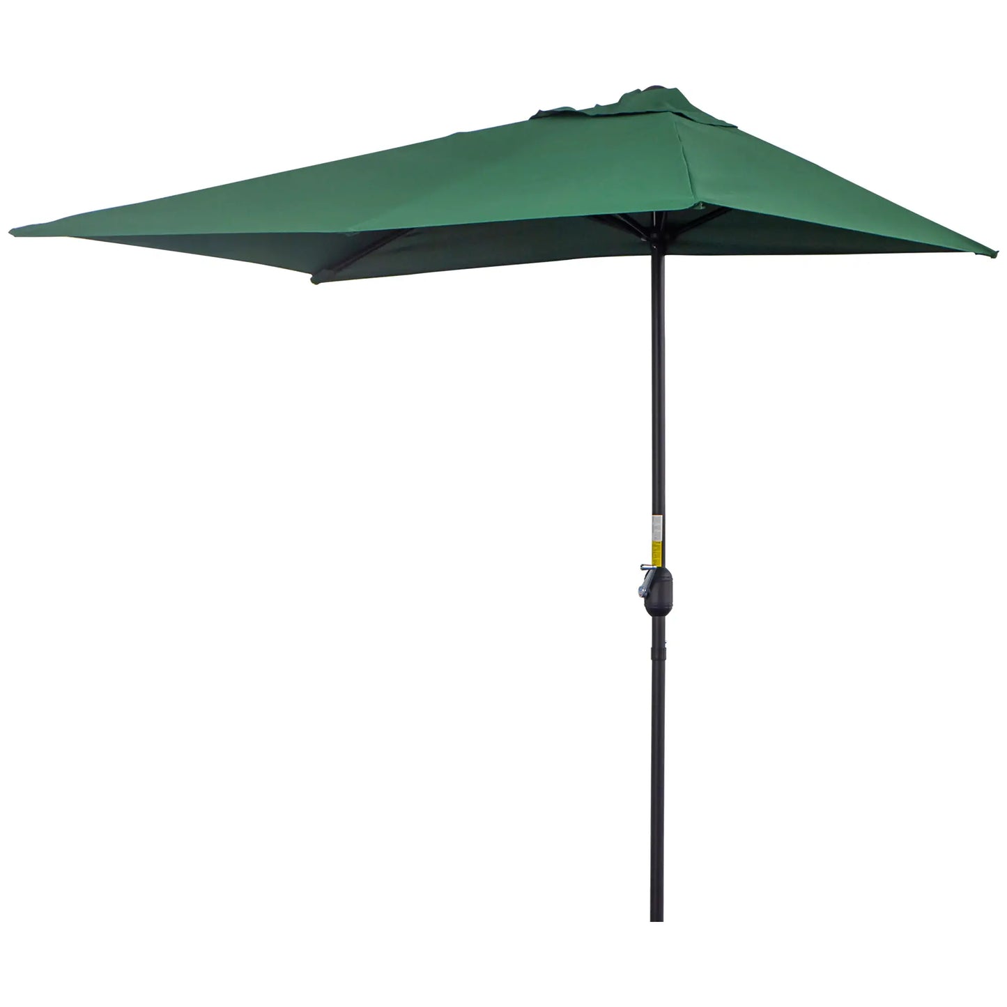 8ft Half Umbrella, Outdoor Balcony Parasol, Patio Sun Shade, Green Sun Umbrellas Green at Gallery Canada