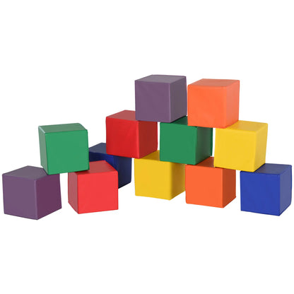 12 Piece Soft Play Blocks, Foam Toy, Building Stacking, Multicolours Baby Gym & Playmats at Gallery Canada