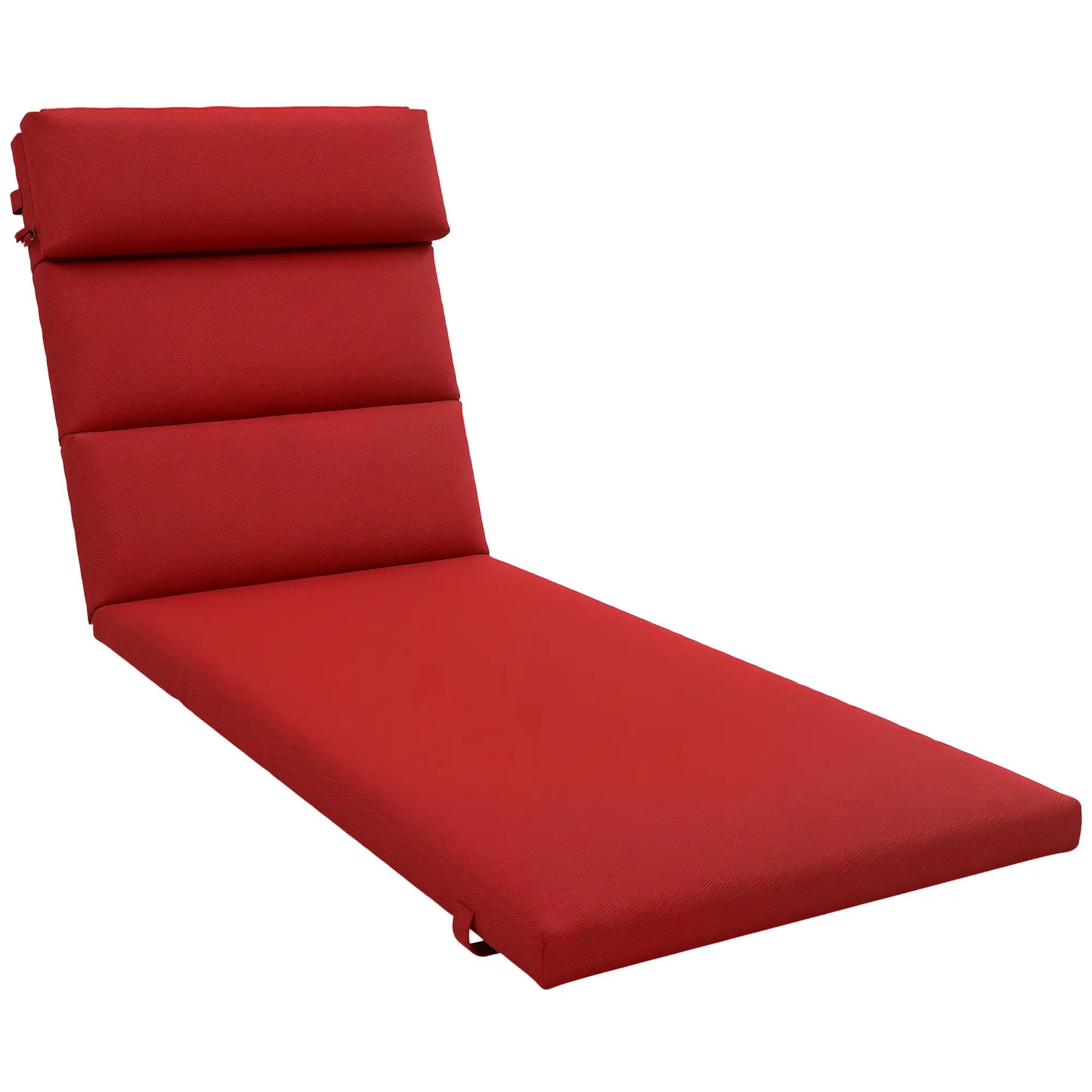 Patio Chaise Lounge Cushion with Headrest, Wine Red Patio Chair Cushions at Gallery Canada