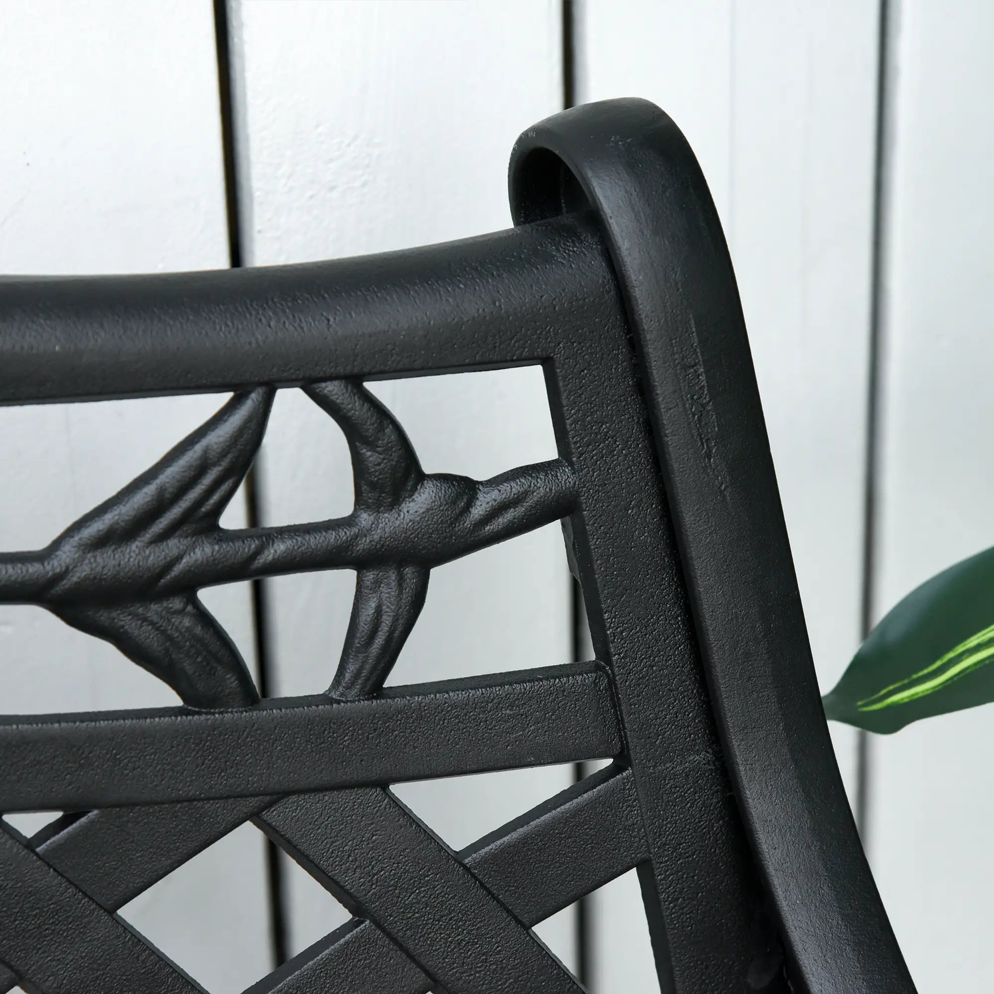 Garden Bench With Aluminum Frame, 40