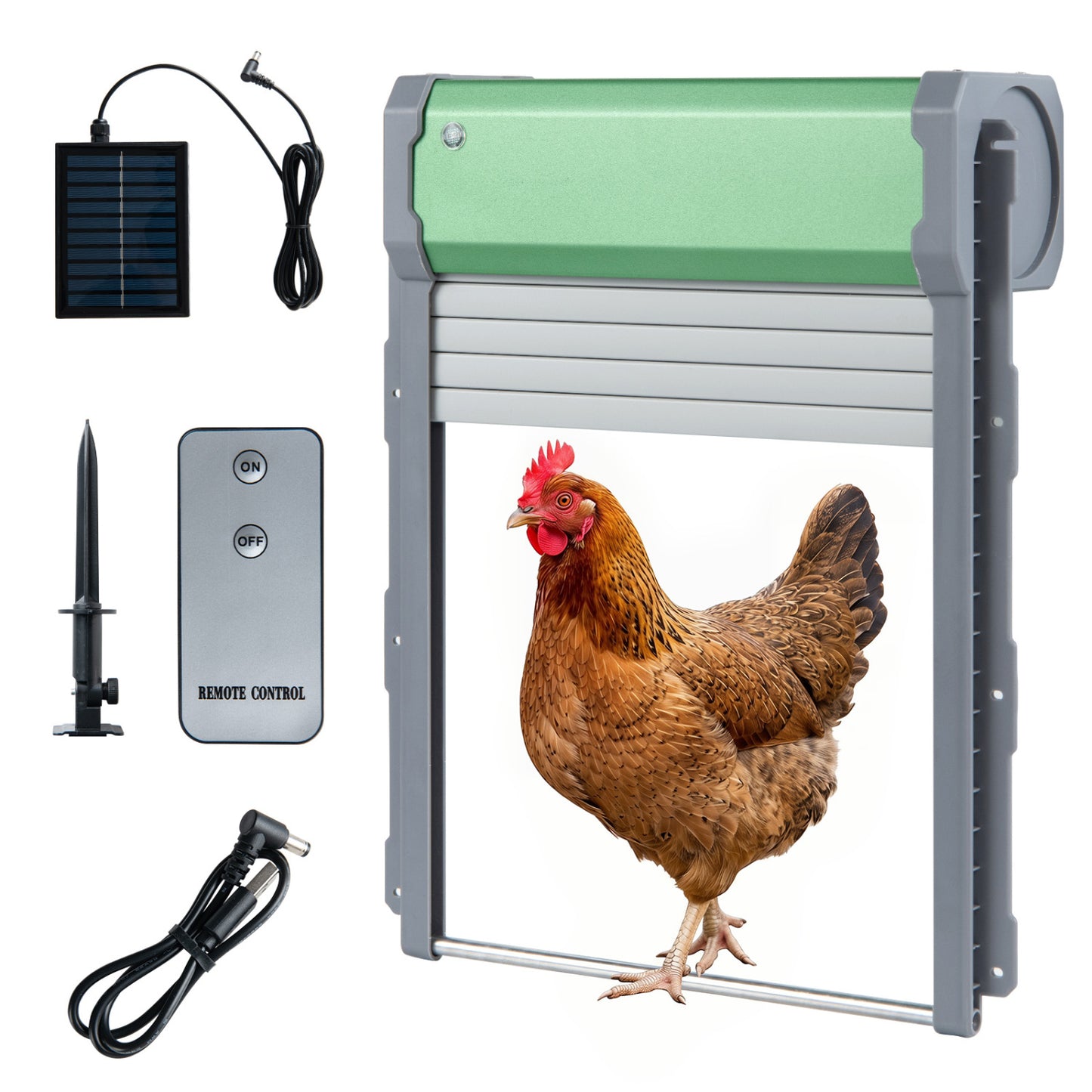 Automatic Chicken Coop Door w/ Remote & Light Sensor