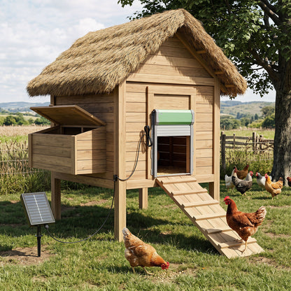 Automatic Chicken Coop Door w/ Remote & Light Sensor